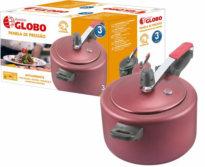 Panela de Pressão Antiaderente 3L
