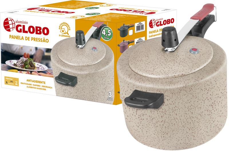 Panela de Pressão Antiaderente – 4,5L 