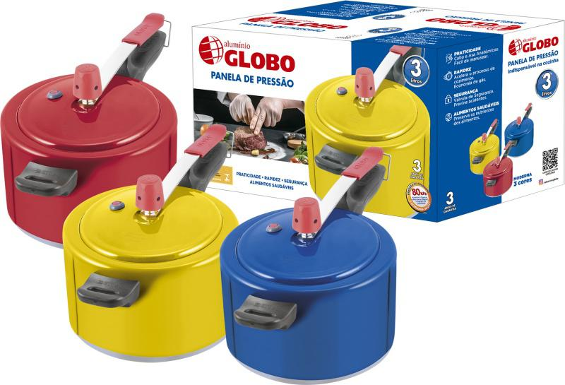 Panela de Pressão Color - 3L 